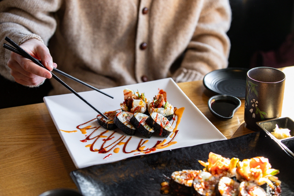Dining at Sushiwood