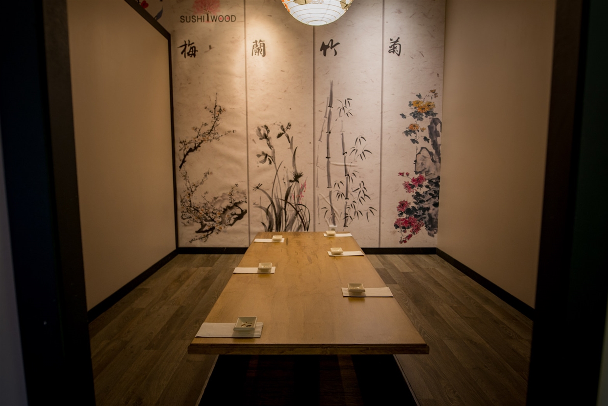 Private tatami rooms - perfect for special celebrations!