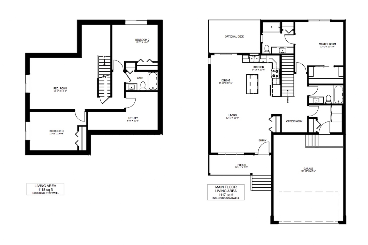 The Albert floorplan - just one of many ready-made and fully customisable house designs