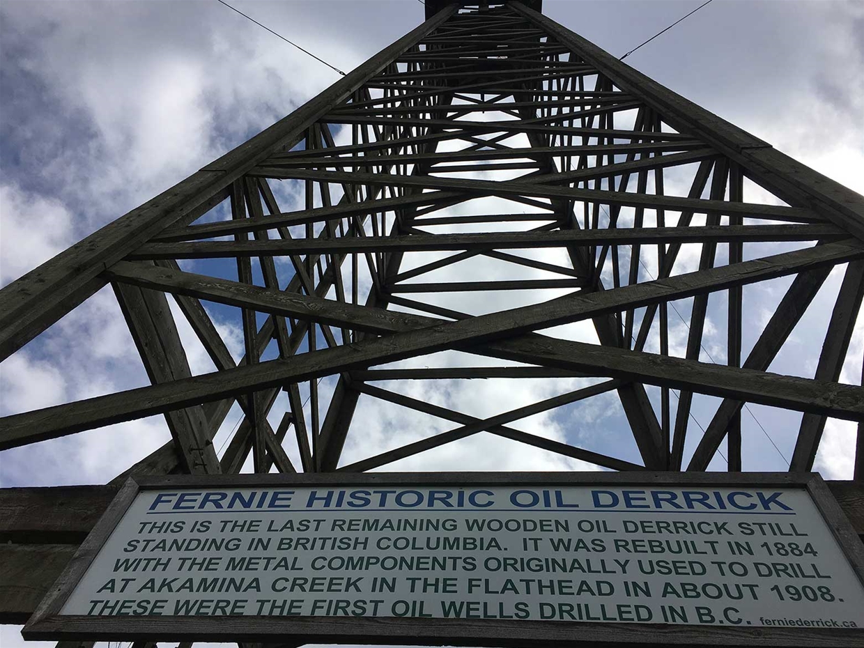Fernie Historic Oil Derrick