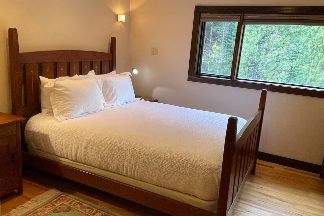 Fernie Log Cabin Master Bedroom