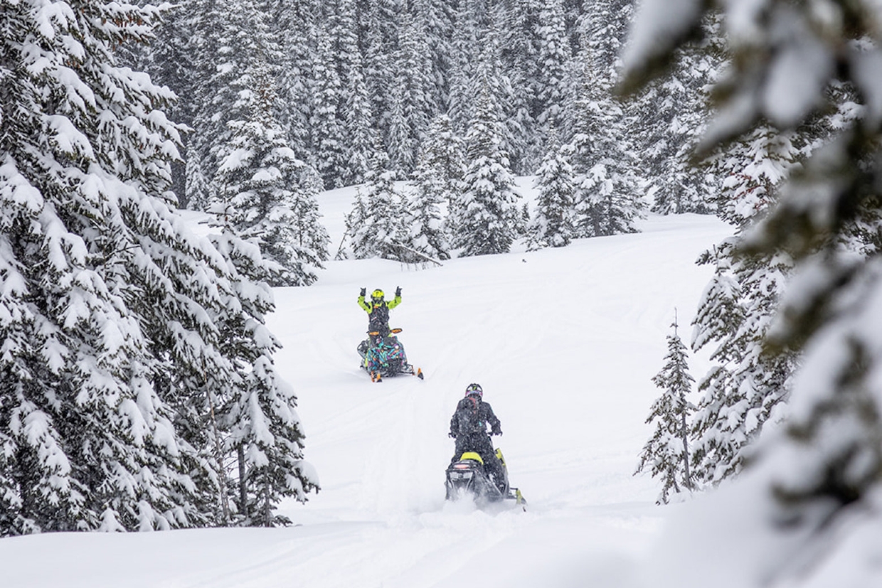 Corbin - one of the most popular areas for snowmobiling 