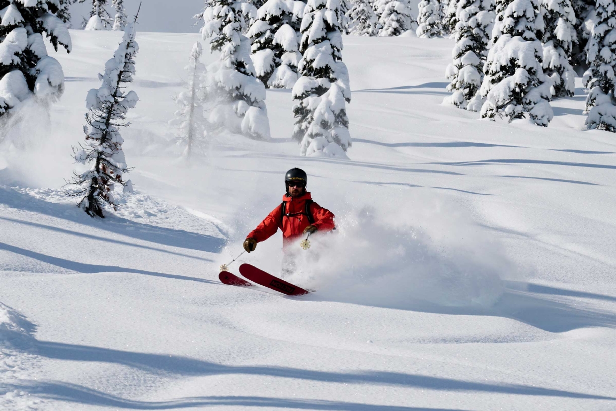 Ski & ride untouched powder all day long! Photo by Spencer Robertson