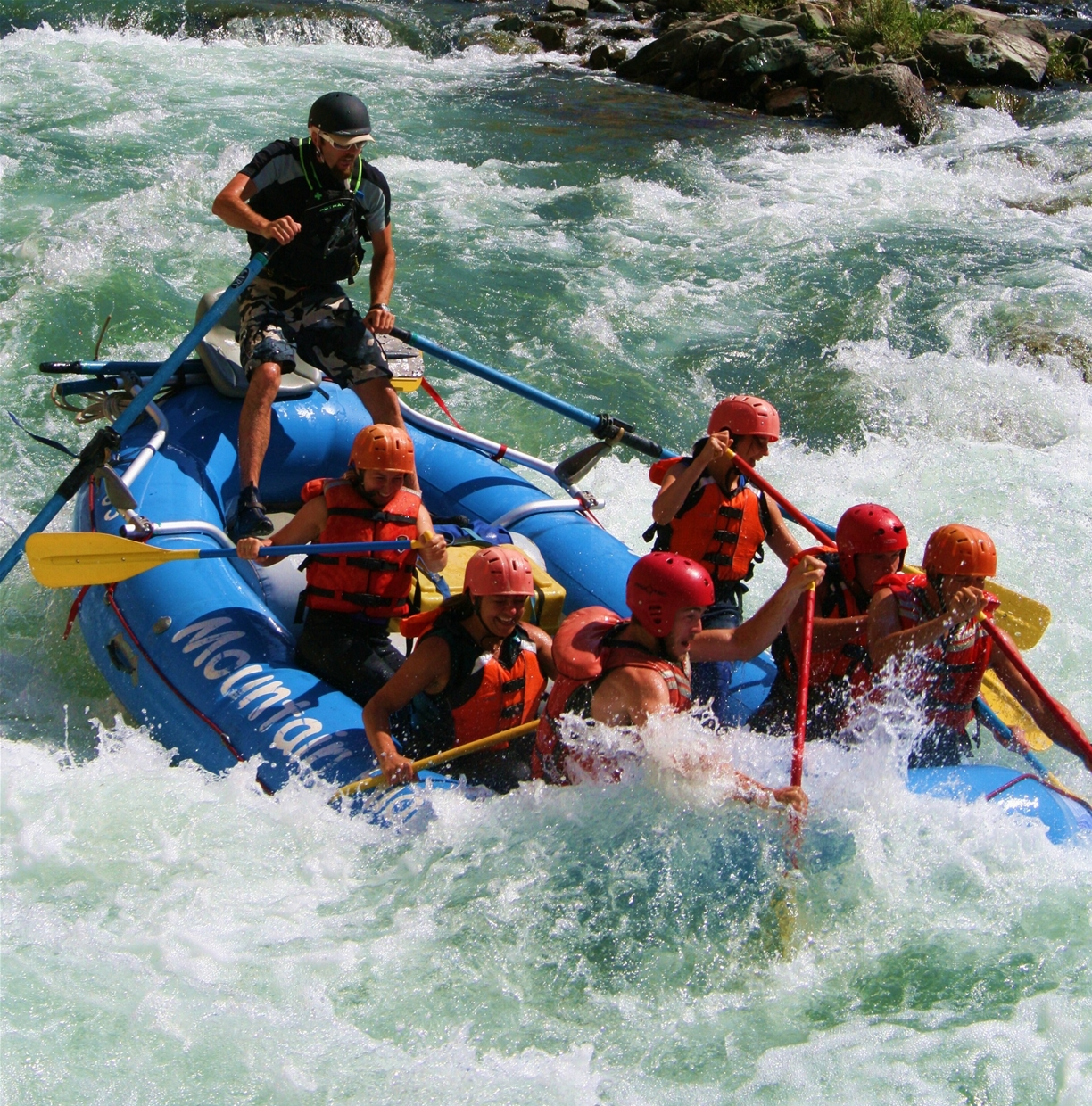 Fun rafting the Elk River