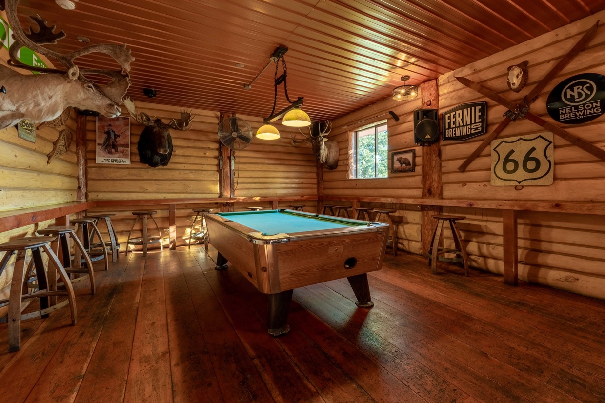Pool table at the Kodiak Lounge