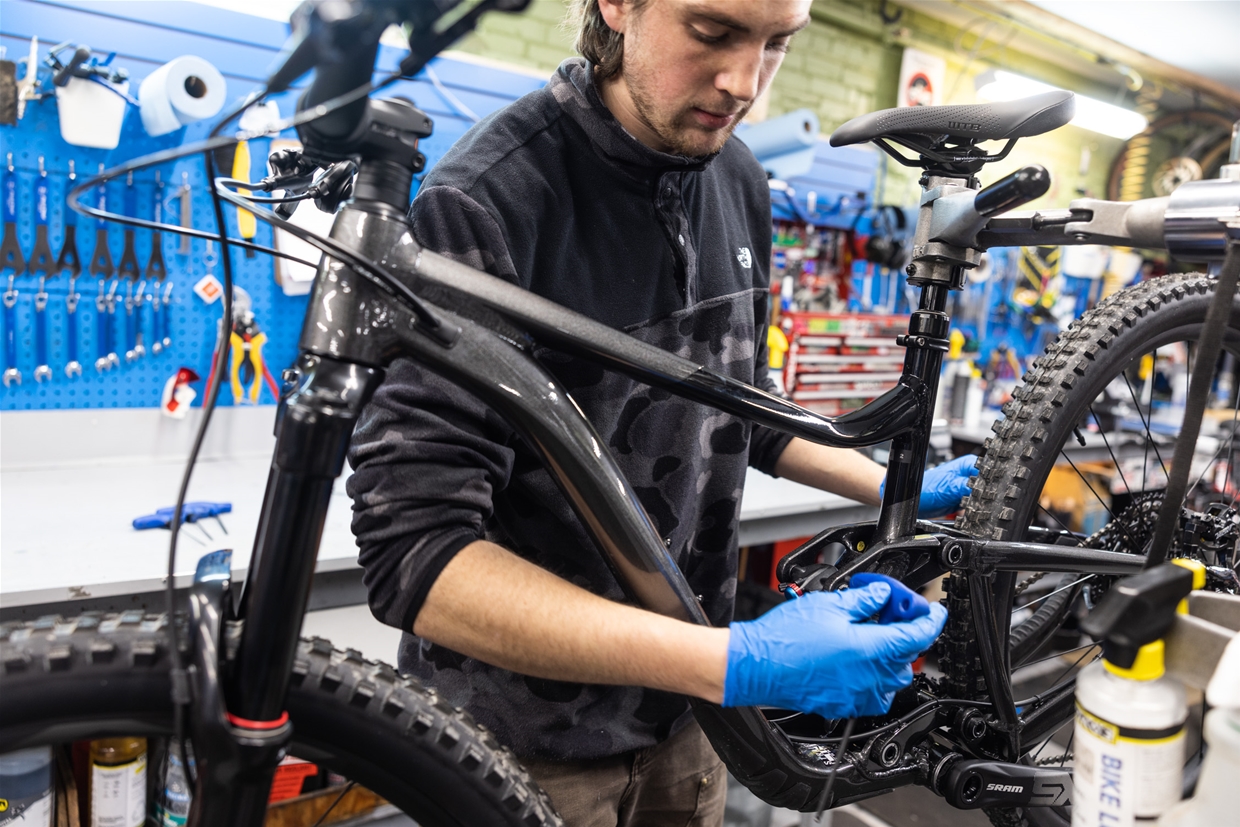 Bike servicing available all-year round at Straight Line Bicycles